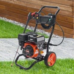 VEVOR Gas Pressure Washer, 3600 PSI 2.6 GPM, Gas Powered Pressure Washer With Copper Pump, Spray Gun And Extension Wand, Black