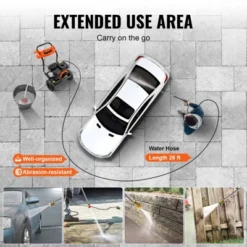 VEVOR Gas Pressure Washer, 3500 PSI 2.6 GPM, Gas Powered Pressure Washer With Aluminum Pump, Spray Gun And Extension Wand, 5 Nozzle Set, Black 12 VEVOR Gas Pressure Washer, 3500 PSI 2.6 GPM, Gas Powered Pressure Washer With Aluminum Pump, Spray Gun And Extension Wand, 5 Nozzle Set, Black -Vevor GUEST 03c9b5ed 1485 44bb b0b7 adc07864cf1c