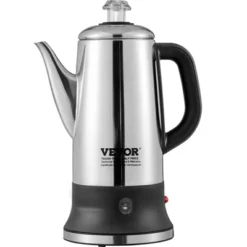 VEVOR 12-Cup Electric Percolator Coffee Pot, 304 Stainless Steel Coffee Percolator With Keep Warm Function & Heat-Resistant Handle -Vevor GUEST 03d5de07 ce61 4f95 8ece 46fefa570bff