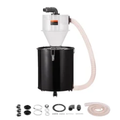 VEVOR Cyclone Dust Separator With Metal Tank, 4" Retrofit Cyclone Separator For Dust Collectors, ABS Dust Deputy With 2" Hole O.D. Connector, Black -Vevor GUEST 040e4a53 c4e2 45c6 816a 8b1ef8d532e8