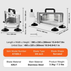 VEVOR Commercial Tomato Slicer, 3/8 Inch Tomato Cutter Slicer, Stainless Steel Heavy Duty Tomato Slicer Machine, Manual Tomato Slicer 14 VEVOR Commercial Tomato Slicer, 3/8 Inch Tomato Cutter Slicer, Stainless Steel Heavy Duty Tomato Slicer Machine, Manual Tomato Slicer -Vevor GUEST 043e05af 0202 439c 9e6d dcf3bdebd5b6