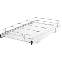 VEVOR 11"W X 21"D Pull Out Cabinet Organizer, Heavy Duty Slide Out Pantry Shelves, Chrome-Plated Steel Roll Out Drawers, Sliding Drawer Storage -Vevor GUEST 05074817 f5d4 4cf6 881b e88f0e9b1a66