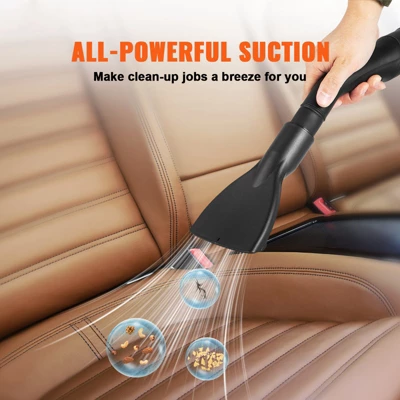 VEVOR Wet Dry Vac, 2.6 Gallon, 2.5 Peak HP, 3 In 1 Portable Shop Vacuum With Blowing Function, Perfect For Cleaning Floor, Upholstery, Gap, Car 2 VEVOR Wet Dry Vac, 2.6 Gallon, 2.5 Peak HP, 3 In 1 Portable Shop Vacuum With Blowing Function, Perfect For Cleaning Floor, Upholstery, Gap, Car - Image 2