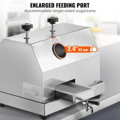 VEVOR Commercial Sugar Cane Juicer, 110LBS/H High Output Sugarcane Juicer Machine With 3 Stainless Steel Rollers And 2.4" Large Inlet -Vevor GUEST 06930213 4952 4bdf bd3c 5dfee62dc0fe