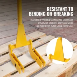 VEVOR Pallet Buster, 41-Inch Handle, 2000 Lbs Weight Capacity, Q235 Carbon Steel, Heavy Duty Deck Wrecker Demolition Wood Pallet Tool, Yellow -Vevor GUEST 0723eddd 2f8c 4852 b9ba d5580ee440b8