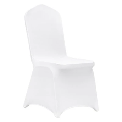 VEVOR Stretch Spandex Folding Chair Covers, Universal Fitted Chair Cover, Removable Washable Protective Slipcovers, (12PCS White) 8 VEVOR Stretch Spandex Folding Chair Covers, Universal Fitted Chair Cover, Removable Washable Protective Slipcovers, (12PCS White) - Image 8