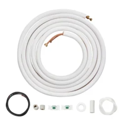 VEVOR 25FT Mini Split Line Set,1/4" & 3/8" O.D Copper Pipes Tubing And Triple-Layer Insulation,for Air Conditioning Or Heating Pump Equipment, White -Vevor GUEST 08ff2d03 25d8 48fe a2a2 b8b74d34394b