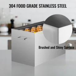 VEVOR Water Bath Canner, 15 Quart Stove Top Canner Pot, Boiling Water Canners With 2 Canning Racks, 304 Food Grade Stainless Steel Stock Pot, Silver -Vevor GUEST 0b35b2f7 dde7 4042 9705 ed182bce168f