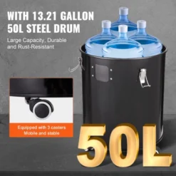 VEVOR Cyclone Dust Separator With Metal Tank, 4" Retrofit Cyclone Separator For Dust Collectors, ABS Dust Deputy With 2" Hole O.D. Connector, Black -Vevor GUEST 0b73bd22 123d 43b2 aeb1 7b4f993ac0b7