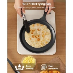 VEVOR Tortilla Press, 10 Inch Cast Iron Tortilla And Roti Maker, Heavy Duty Tortilladora Press, Pataconera Makers, Black -Vevor GUEST 0c074e60 8d57 41b1 a639 51f1f9aff331