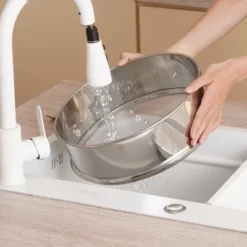 VEVOR Automatic Electric Vibrating Sieve, Stainless Steel Sifter Shaker Machine With 30+50 Mesh, 45W Automatic Powder Sifter Machine Countertop