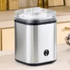 VEVOR Ice Cream Maker, 2.11 Qt. Large Capacity, Electric Automatic Ice-Cream Machine, With Easy Operation & Cleaning, Stainless Steel Shell, Silver