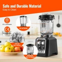 VEVOR Professional Blender, Commercial Countertop Blenders, 68 Oz Jar Blender Combo, Stainless Steel 3 Functions Blender, Black 12 VEVOR Professional Blender, Commercial Countertop Blenders, 68 Oz Jar Blender Combo, Stainless Steel 3 Functions Blender, Black -Vevor GUEST 0d798d94 81f8 470d 829f 17310091944a