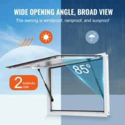 VEVOR Concession Window For Food Truck, 36"x24" Aluminum Alloy Food Truck Service Window, Up To 85 Degrees Stand Serving Window With Awning Door -Vevor GUEST 0e8373f1 34ab 4b45 8893 cb1394dc5667