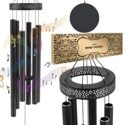 VEVOR Wind Chimes For Outside, 58 In, Deep Tone Wind Chimes With 6 Tubes, Unique Large Memorial Wind Chimes For Anniversary, Amazing Outdoor Decor -Vevor GUEST 0f3d9a39 a711 47e6 8d5b a5607ab1c22f