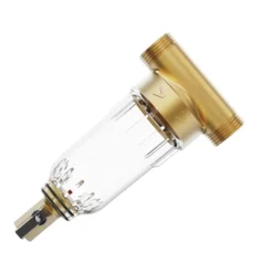 VEVOR Spin Down Filter, 40 Micron Whole House Sediment Filter For Well Water, 3/4" FNPT + 1" MNPT, 4 T/H High Flow Rate, Brass&Transparent -Vevor GUEST 0fc90e51 3914 4b97 bb76 a400b4498db4