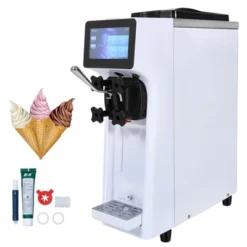 VEVOR Commercial Ice Cream Machine, 10.6 QT/H Yield, 1000W Single Flavor Countertop Soft Serve Ice Cream Maker, 4L Hopper 1.6L Cylinder -Vevor GUEST 104ea476 35bf 46a9 a19e d519253b8c37