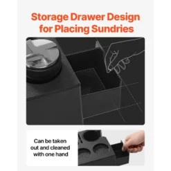 VEVOR Espresso Tamping Station, ABS Material, 7-in-1 Multifunctional Tamping Station With Detachable Slot, Easy To Clean Espresso Knock Box, Black -Vevor GUEST 107f7a61 c7b0 4c07 b32a 56178cda5a1a