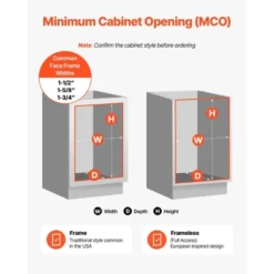 VEVOR Pullout Trash Can For Kitchen Cabinets, 35 QT Garbage Waste Recycling Bin, Under Mount Waste Container, Gray -Vevor GUEST 11673e32 d8da 434c 953a 3ea86095ee48