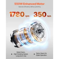 VEVOR Meat Cutter Machine, 550W Meat Slicer, 350 Lb/h Commercial Meat Cutting Machine, Stainless Steel, 3.5 Mm Thickness, Silver -Vevor GUEST 1192b7fa 9976 4270 b20f 17aa90fb5786