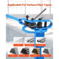 VEVOR Manual Pipe Bender, Pipe Tube Bender With 14 Bending Dies, 200° Heavy-Duty Tube Bending Tool For Copper Aluminum Iron Pipes 13 VEVOR Manual Pipe Bender, Pipe Tube Bender With 14 Bending Dies, 200° Heavy-Duty Tube Bending Tool For Copper Aluminum Iron Pipes -Vevor GUEST 124f1d37 c5a8 4a28 bbb3 9f317f8abb8d