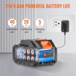 VEVOR Cordless Pressure Washer, 580-PSI 1.1 GPM Portable Power Cleaner, Handheld High-Pressure Car Washer Gun With 4.0Ah Battery, Charger, Black -Vevor GUEST 12e9d72d 6d5f 45e8 b792 d825fe75e815