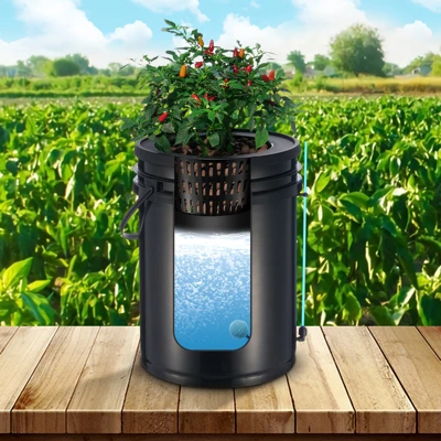 VEVOR DWC Hydroponics Grow System, Hydroponic Growing System With Top Drip Kit, Deep Water Culture 5-Gallon 4 Buckets, With Air Pump, Black 1 VEVOR DWC Hydroponics Grow System, Hydroponic Growing System With Top Drip Kit, Deep Water Culture 5-Gallon 4 Buckets, With Air Pump, Black