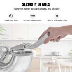 VEVOR Ice Crushers Machine, 661lbs Per Hour Electric Snow Cone Maker With 4 Blades, Stainless Steel Shaved Ice Machine With Cover -Vevor GUEST 1566f598 5e4e 40d4 8b60 7a1a3d2b3f3d