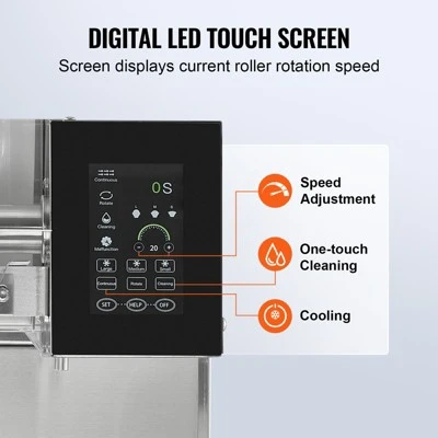 VEVOR Commercial Snowflake Ice Machine, 529.1LBS/24H Snowflake Ice Maker, Stainless Steel Ice Shaver Machine, Electric Snow Cone Maker, Silver 4 VEVOR Commercial Snowflake Ice Machine, 529.1LBS/24H Snowflake Ice Maker, Stainless Steel Ice Shaver Machine, Electric Snow Cone Maker, Silver - Image 4