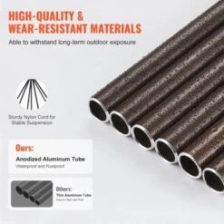 VEVOR Wind Chimes For Outside, 50", Deep Tone Wind Chimes With 6 Tubes, Unique Large Memorial Wind Chimes For Anniversary, Copper Vein -Vevor GUEST 15ed2c2e b962 4f10 8a22 eb540b5ad0e3