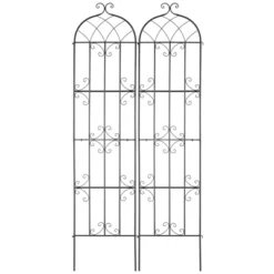 VEVOR Garden Trellis For Climbing Plants, 87 X 20 In, 2 Packs Rustproof Metal Garden Flower Trellis, Outdoor Climbing Rose Trellis Cucumbers Support 15 VEVOR Garden Trellis For Climbing Plants, 87 X 20 In, 2 Packs Rustproof Metal Garden Flower Trellis, Outdoor Climbing Rose Trellis Cucumbers Support -Vevor GUEST 160677bc 6483 421d 9e99 8cead9a2d75e