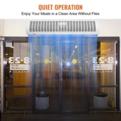 VEVOR 48" Commercial Indoor Air Curtain Super Power 2 Speeds 1650CFM, Wall Mounted Air Curtains For Doors, Indoor Over Door Fan, White -Vevor GUEST 16252f4c 0e58 4400 9695 f6933704a6ed