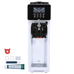 VEVOR Commercial Ice Cream Machine, 10.6 QT/H Yield, 1000W Single Flavor Countertop Soft Serve Ice Cream Maker, With 4L Hopper 1.6L Cylinder -Vevor GUEST 16ca237a 8cb3 4eee 946c a6ea498dccab