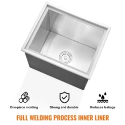 VEVOR Drop In Ice Chest, 21"L X 17"W X 18"H Stainless Steel Ice Cooler, Commercial Ice Bin With Cover, 40 Qt Outdoor Kitchen Ice Bar -Vevor GUEST 17020d07 cd64 4588 b14f 3bf9c5354ecc