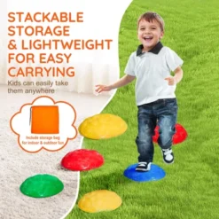 VEVOR Turtle Balance Stepping Stones, 6 PCS, Up To 220 Lbs Kids Turtle Jumping Stones Steps Stones, Toys For Children Aged 3 4 5 6 7 8+ -Vevor GUEST 185c893e 3aeb 4368 b4e7 f5f5525d03c2