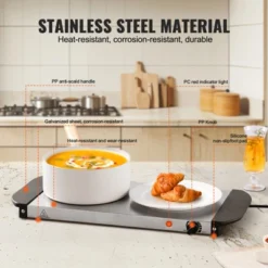 VEVOR Electric Warming Tray, Food Warming Trays For Buffet, Warming Trays With Adjustable Temperature Control, Portable Stainless Steel Food Warmer -Vevor GUEST 194b8dd6 1d1b 4d45 9b22 70965bb78a6a