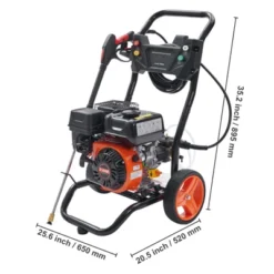 VEVOR Gas Pressure Washer, 3600 PSI 2.6 GPM, Gas Powered Pressure Washer With Copper Pump, Spray Gun And Extension Wand, Black -Vevor GUEST 1f6cbd07 1d47 4b28 a1c6 07af339fd76c