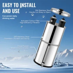 VEVOR Gravity-fed Water Filter System, 2.25G 304 Stainless-Steel Countertop System, Water Filtration System, Reduces Lead And Up To 99% -Vevor GUEST 1f8ff3ef 1a1f 4438 a584 988a62541df3