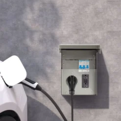 VEVOR Temporary Power Outlet Panel, 20 50 Amp, RV EV Electrical Outlet Panel With NEMA 50 Amp GFCI 20 Amp Receptacle Installed, Gray