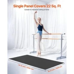 VEVOR Dance Floor, 6.6' X 3' Portable Yoga Mat With Organizer Bag, 1.5 Mm Thick Workout Mats, Non-slip Floor Mats For Practicing At Home, Studios -Vevor GUEST 220d16a8 ebdf 4a5d ad9b f78e74bf8513