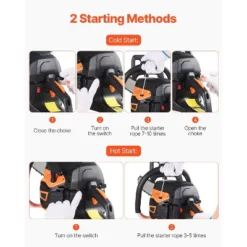 VEVOR Gas Chainsaw, 52CC 18" 2.55HP, Gasoline Powered Chain Saw, Handheld Cordless Petrol Chainsaws For Tree Wood Branch Cutting, Orange -Vevor GUEST 22867294 4d49 4496 a73f da832a41dfef