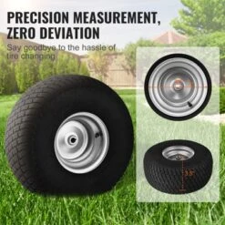 VEVOR Lawn Mower Tires With Rim, 20x8-8" Tubeless Tractor Tires, 2-Pack Tire And Wheel Assembly, S-Turf Pneumatic Tires With 3.5" Offset Hub, Black -Vevor GUEST 22e24fdf 46bf 43e7 a615 190f2702f863