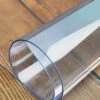 VEVOR Plastic Table Cover, 42"x96"x0.08", Transparent PVC Table Protector, Rectangle Clear Desk Mat, Water Oil Proof Table Cover, Transparent
