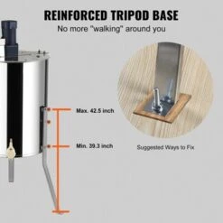 VEVOR Electric Honey Extractor, 4/8 Frames Honey Spinner Extractor, Stainless Steel Beekeeping Extraction, Apiary Centrifuge Equipment -Vevor GUEST 246bdd3d cb45 47dd 8c11 3cb3dcdc1374