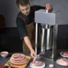 VEVOR Electric Sausage Stuffer, 12 L / 25 LBS Vertical Meat Stuffer, 200W Motor, Stepless Speed Control And Foot Pedal, Silver