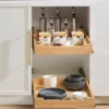 VEVOR Pull Out Cabinet Organizer, 17"W X 21"D Cabinet Drawer, Soft Close Slide Out Shelf, Heavy-Duty Sliding Wood Drawer