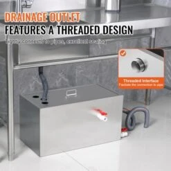 VEVOR Commercial Grease Trap, 25 LBS Grease Interceptor, Top Inlet Interceptor, Stainless Steel Grease Trap, 6.4 GPM Waste Water Oil-water Separator -Vevor GUEST 28b1ead9 486c 494d 889b 1e73ab1c5f31