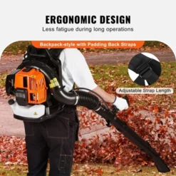 VEVOR Backpack Leaf Blower, 63CC 2-Cycle Gas Leaf Blower With 1.89L Fuel Tank, 1110CFM Air Volume 220MPH Speed, Ideal For Lawn Care -Vevor GUEST 28e8a38d 4ff0 4d4f 8a58 d53fcc4523ad