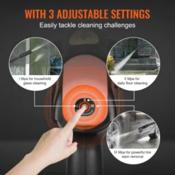 VEVOR Cordless Pressure Washer, 652-PSI 1.1 GPM Portable Power Cleaner, Handheld High-Pressure Car Washer Gun With 4.0Ah Battery, Charger, Black -Vevor GUEST 2a2aa3c6 60aa 43e1 bb46 25b5685716b4