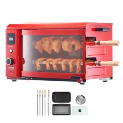 VEVOR Shawarma Grill Machine, 2 Strings Of Barbecue Capacity, Chicken Shawarma Cooker Machine, Electric Broiler Gyro Rotisserie Oven Doner Kebab -Vevor GUEST 2a7ac278 b8be 4bf0 abdc a65a37efc20d
